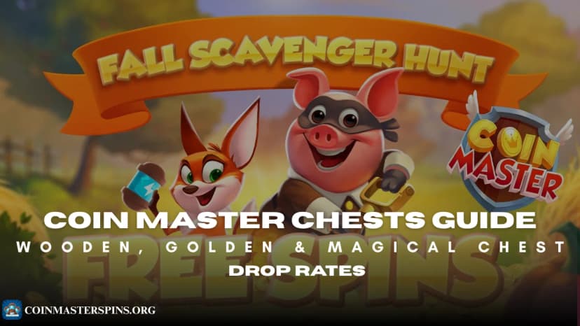 Coin Master Chests Guide: Wooden, Golden & Magical Drop Rates (2026)