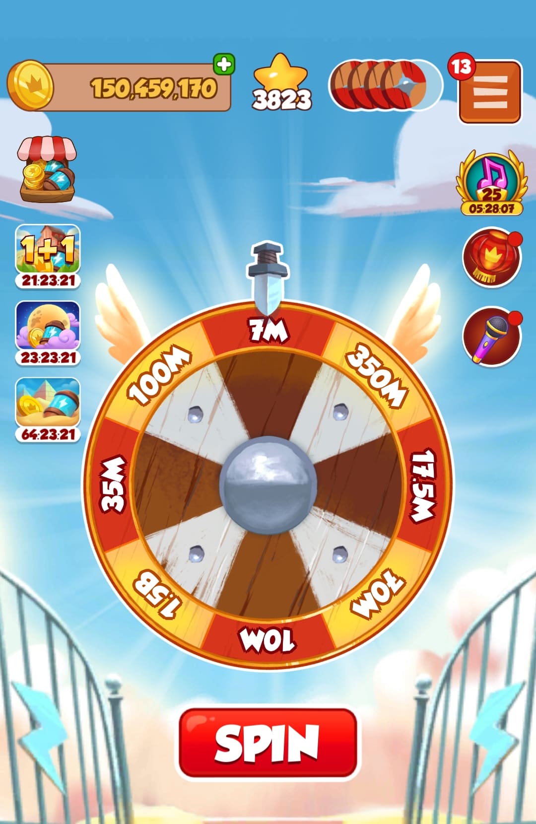 Coin Master Wheel of Fortune
