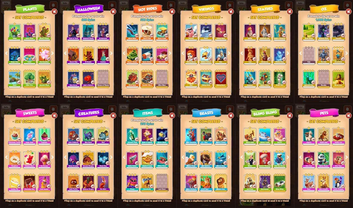 Coin Master Cards